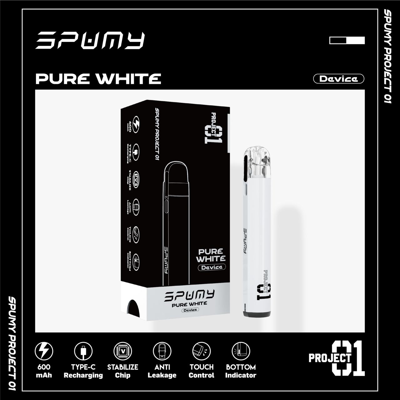 (M1) spumy project 01 斯邦迷 全新七色系 主機 煙彈:圖片 3