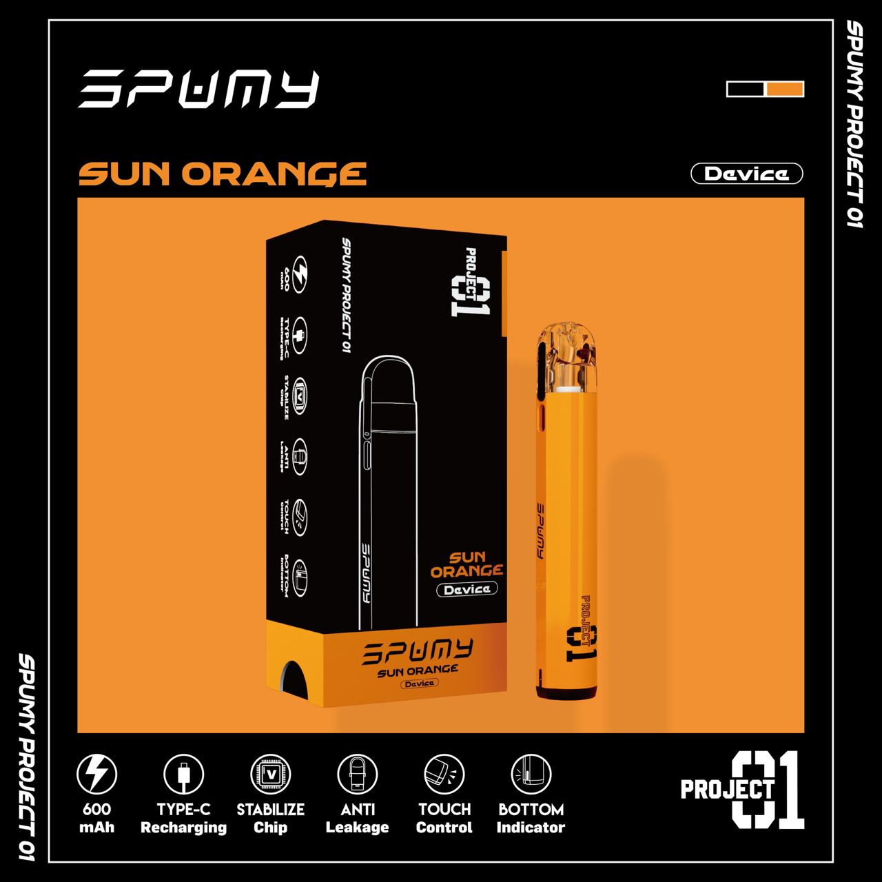 (M1) spumy project 01 斯邦迷 全新七色系 主機 煙彈:圖片 5